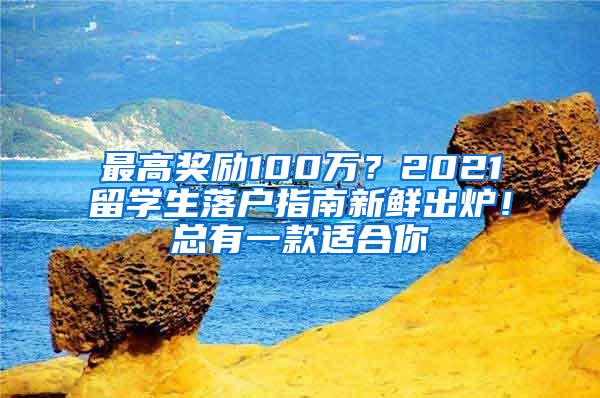 最高奖励100万？2021留学生落户指南新鲜出炉！总有一款适合你