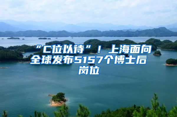 “C位以待”！上海面向全球发布5157个博士后岗位