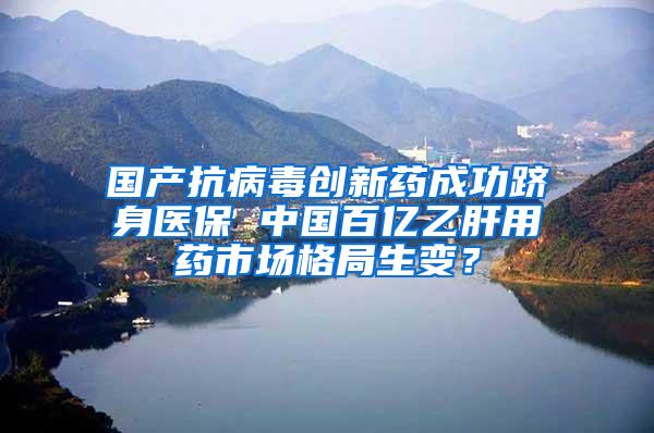 国产抗病毒创新药成功跻身医保 中国百亿乙肝用药市场格局生变？