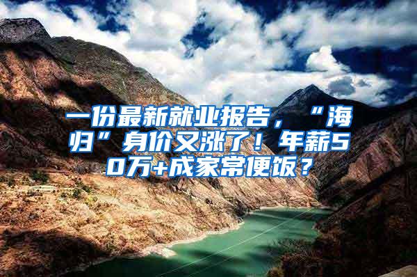 一份最新就业报告，“海归”身价又涨了！年薪50万+成家常便饭？