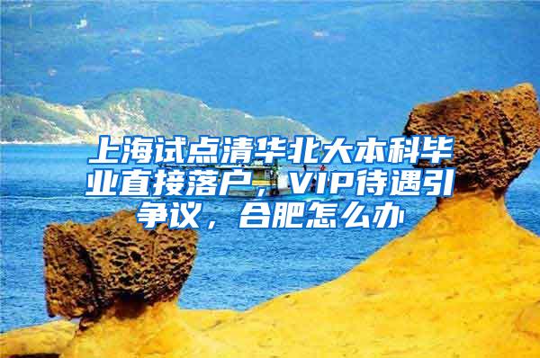 上海试点清华北大本科毕业直接落户，VIP待遇引争议，合肥怎么办