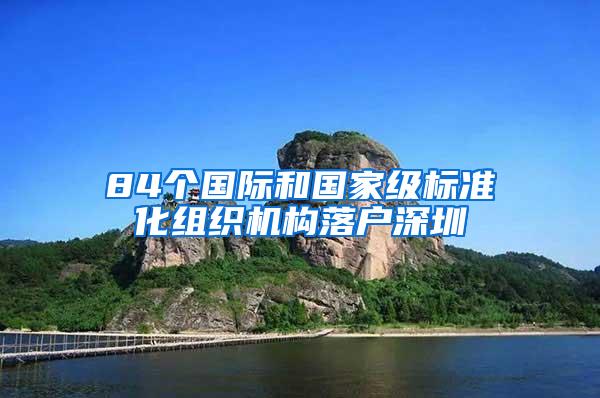 84个国际和国家级标准化组织机构落户深圳