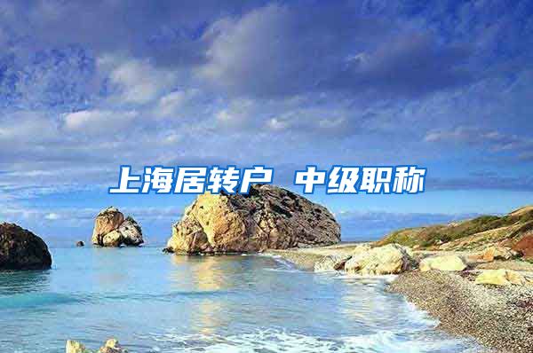 上海居转户 中级职称