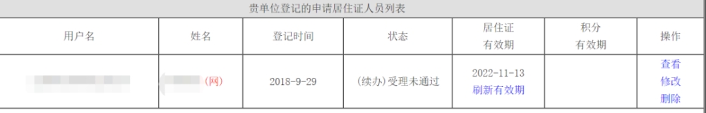 上海积分续签案例