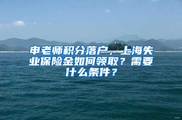 申老师积分落户，上海失业保险金如何领取？需要什么条件？