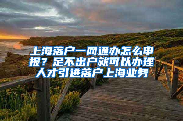 上海落户一网通办怎么申报？足不出户就可以办理人才引进落户上海业务