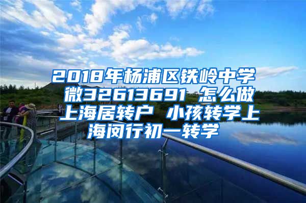 2018年杨浦区铁岭中学 微32613691 怎么做 上海居转户 小孩转学上海闵行初一转学