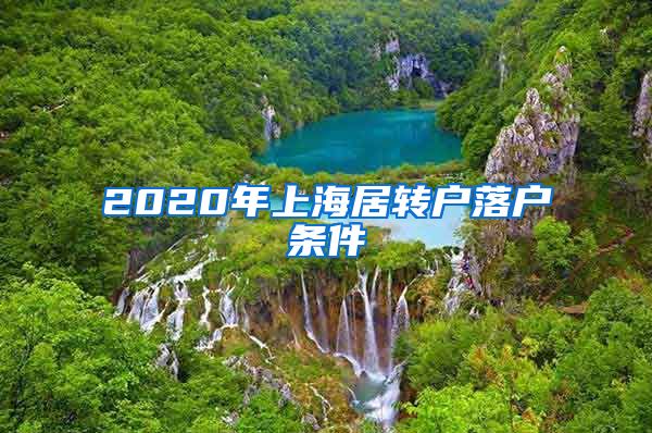 2020年上海居转户落户条件