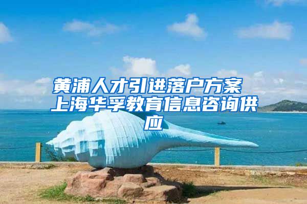 黄浦人才引进落户方案 上海华孚教育信息咨询供应