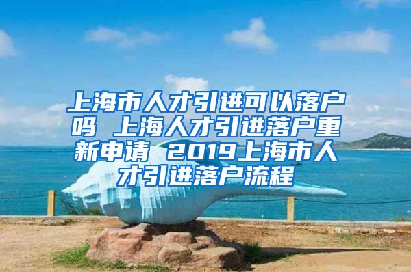 上海市人才引进可以落户吗 上海人才引进落户重新申请 2019上海市人才引进落户流程