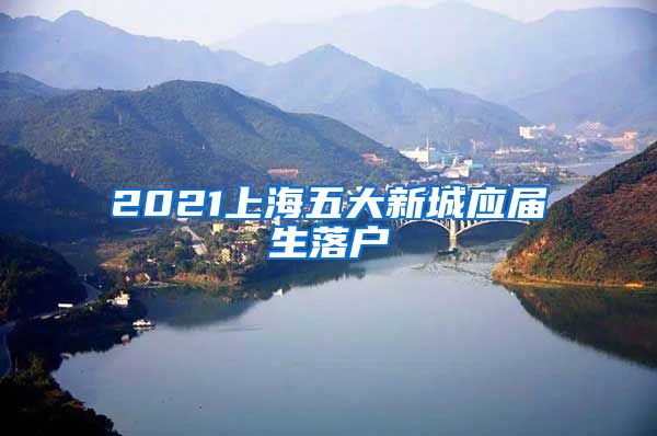 2021上海五大新城应届生落户