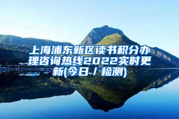 上海浦东新区读书积分办理咨询热线2022实时更新(今日／检测)