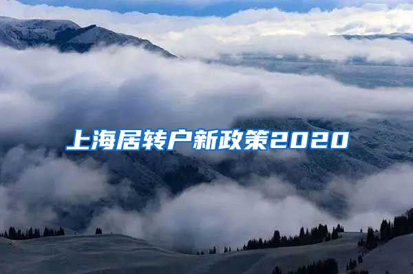 上海居转户新政策2020