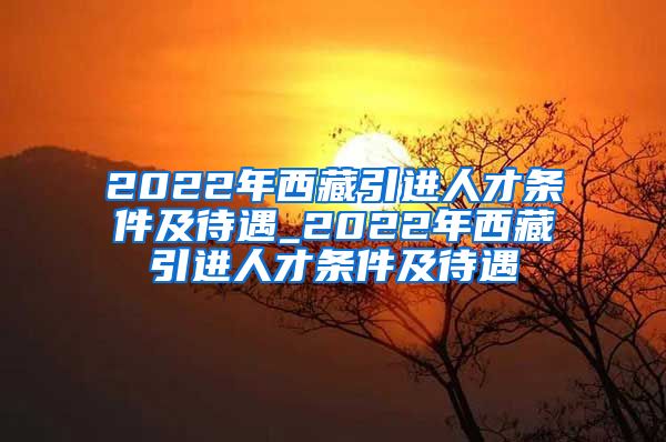 2022年西藏引进人才条件及待遇_2022年西藏引进人才条件及待遇