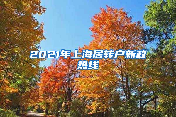 2021年上海居转户新政热线