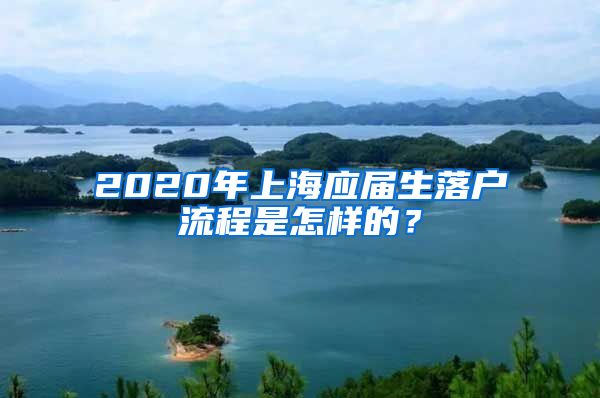 2020年上海应届生落户流程是怎样的？