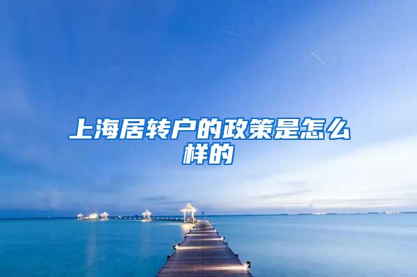 上海居转户的政策是怎么样的