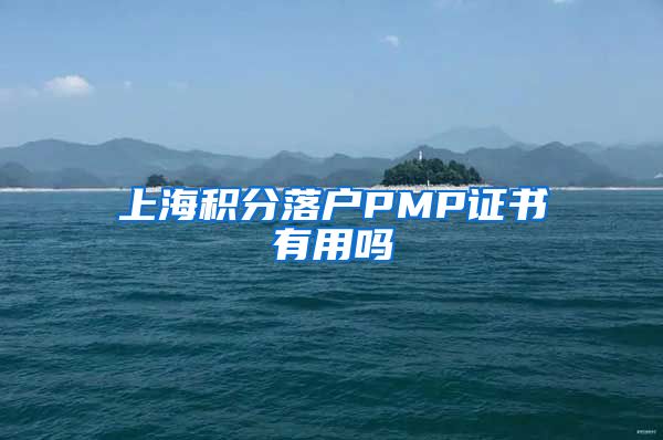 上海积分落户PMP证书有用吗