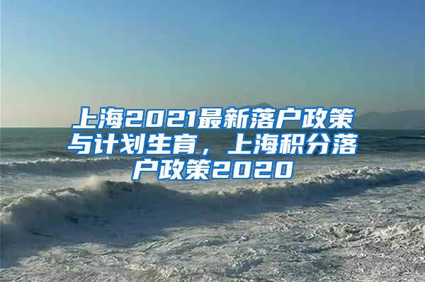 上海2021最新落户政策与计划生育，上海积分落户政策2020