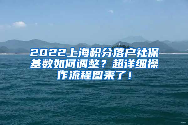 2022上海积分落户社保基数如何调整？超详细操作流程图来了！