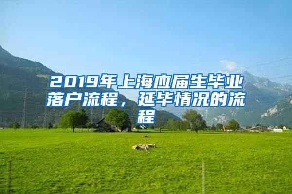 2019年上海应届生毕业落户流程，延毕情况的流程