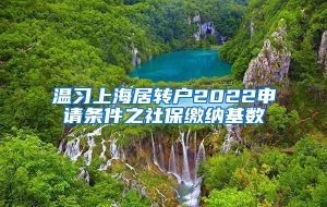 温习上海居转户2022申请条件之社保缴纳基数