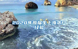 2020年应届生上海落户经验