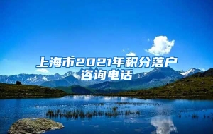 上海市2021年积分落户咨询电话