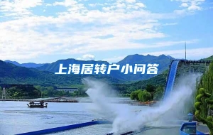 上海居转户小问答