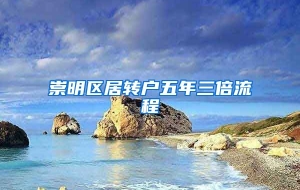 崇明区居转户五年三倍流程