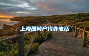 上海居转户代办电话