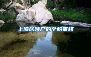 上海居转户的个税审核