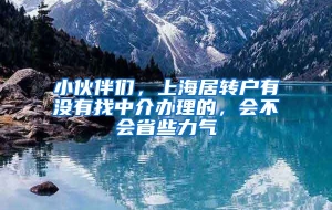 小伙伴们，上海居转户有没有找中介办理的，会不会省些力气