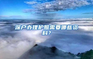 深户办理护照需要哪些资料？