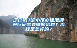 深户满7岁小孩办理港澳通行证需要哪些资料？流程是怎样的？