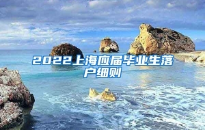 2022上海应届毕业生落户细则