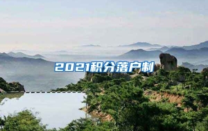 2021积分落户制