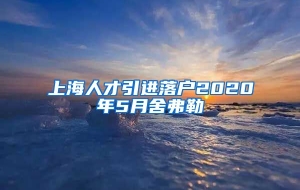 上海人才引进落户2020年5月舍弗勒